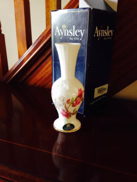 Aynsley Elizabeth Rose  Bud vase.