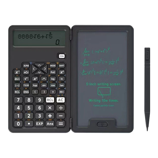 Genie D69 Plus Calculatrice avec imprimante Affichage 12 chiffes Impression rouge/noir Gris