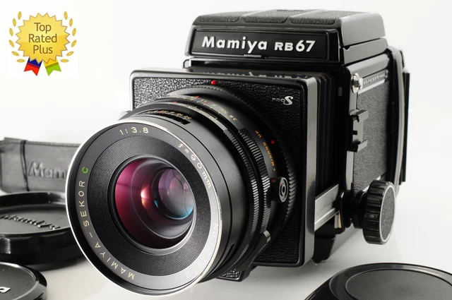 N MINT ] Appareil photo argentique Mamiya RB67 Pro S NB 127mm f3.8