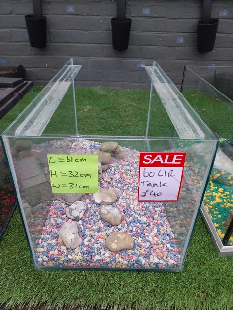 aquarium fish tank used 50% marked price www.acepetshop.co.uk