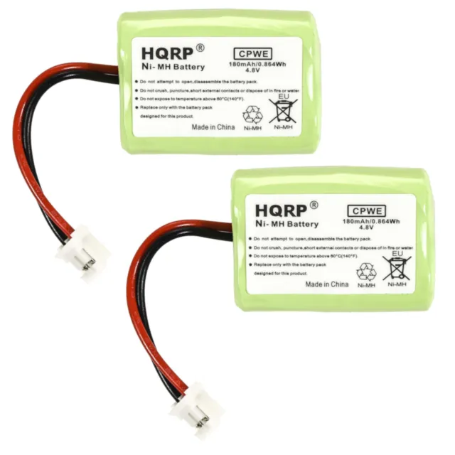 2x HQRP Batteries Compatible with SportDOG FieldTrainer 400 SD-400 Dog Receiver