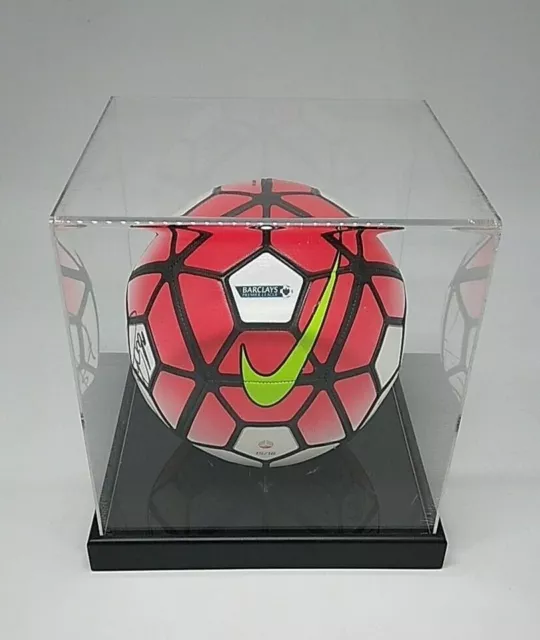 Official Match Nike Barclays 2015/16 Football w/ Clear Display Case - Signed 14
