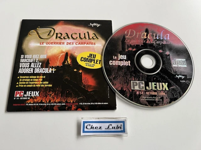 Dracula Le Guerrier Des Carpates Sur PC - Jeu Complet, Version Française, Bon état