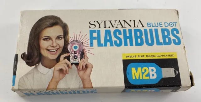 12 M2B Sylvania Puntos Azules De Colección Caja Completa Caja Original ¡EE. UU. NUEVAS!