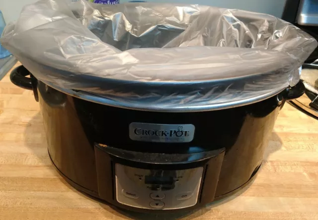 Crock Pot 3-7 Qt. Clear Crock Pot/slow Cooker Liner Plastic, 6 Liners 