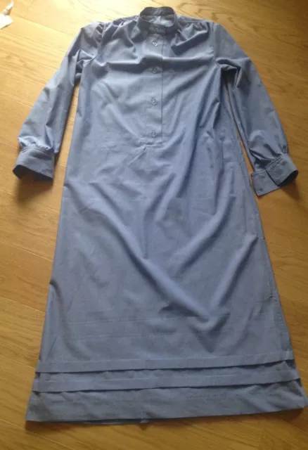 WW1 WWI VAD Nurse Uniform Costume Handmade Dress Apron Veil oversleeve 2