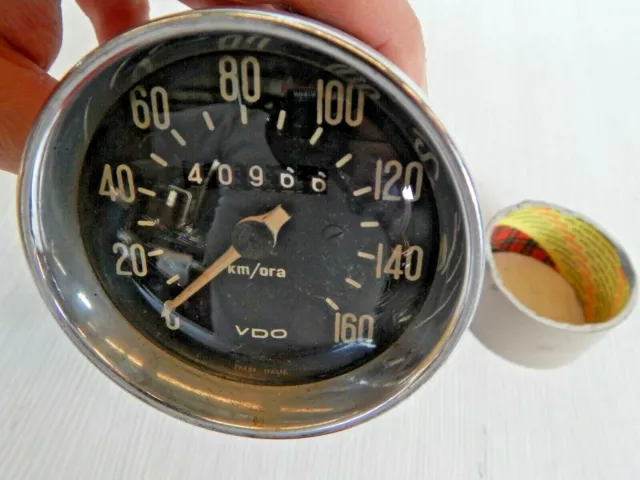 tachimetro originale VDO vintage 160 kmh tacho speedometer