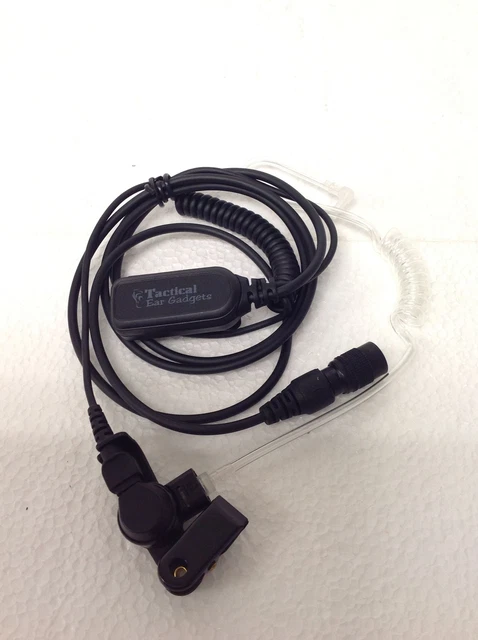Lot of 2 Tactical Ear Gadgets 1704 For Police Radios FREE SHIPPING !