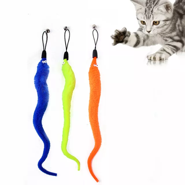 Pet Cat Toys Plume Baguette Tige Kitty Bell Jouer Drôle Teaser Jouet R