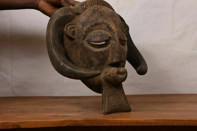 African tribal art, fantastic Luba Helmet from DRC,region du Shaba. 10