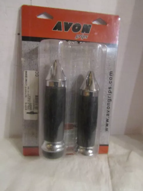 Avon TRIB-92-CH-Fly Custom Contour Grips Chrome