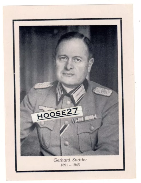 Sterbebild Kriegsverwaltungsrat Offizier Wehrmacht Ordensspange 2.WK orig. 0075