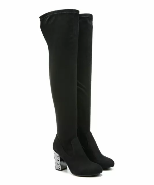 Carlos by Carlos Santana Women's Quantum Over-The-Knee Boot Size 7M Black