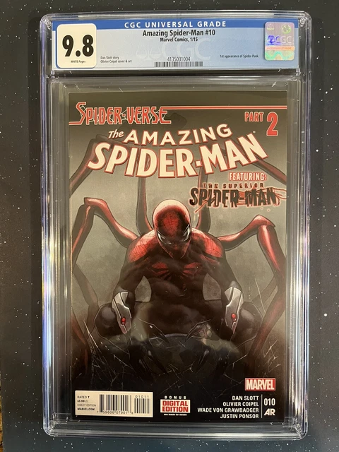 Amazing Spider-man 10 CGC 9.8 1st Appearance of Spider-Punk MCU Spider-Verse