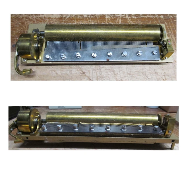 Vintage Music Box Movement Only for Parts or Repair Swiss Music Cylinder? Reuge? Vintage Music Box Movement Only for Parts or Repair Swiss Music Cylinder? Reuge?
