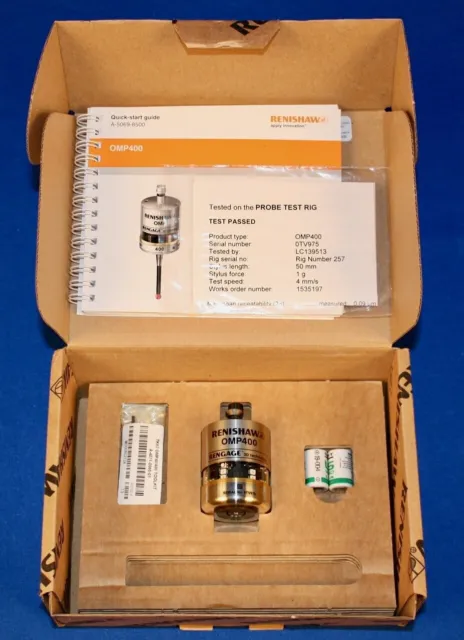 Renishaw Rengage Haas OMP400 Modulated Machine Tool Probe Kit 1 Year Warranty