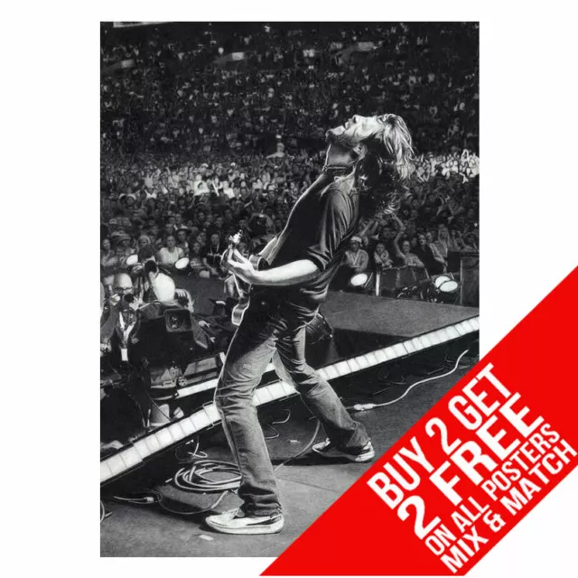 Dave Grohl Bb5 Foo Fighters Poster Art Print A4 A3 Size Buy 2 Get Any 2 Free