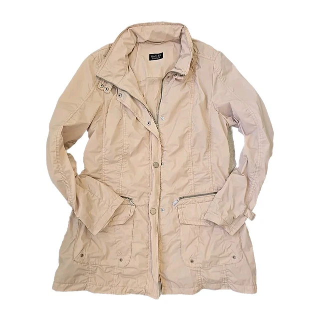 PREMIUM BRAND BASLER Black Label Windbreaker Jacket Coat sz 14