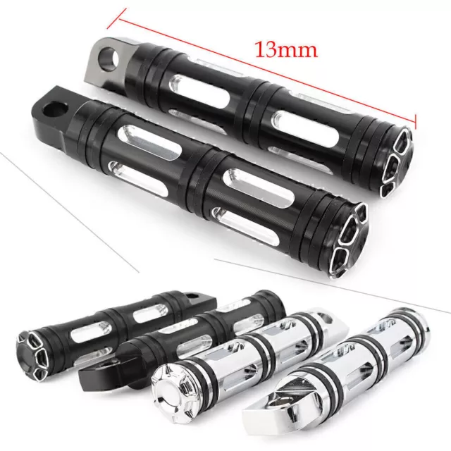 Front+Rear Billet CNC male Mount Foot Pegs For Harley Aluminum