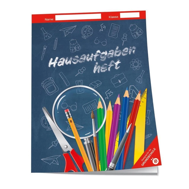 Trötsch Verlag GmbH & Co. KG | Trötsch Hausaufgabenheft Grundschule Tafel blau