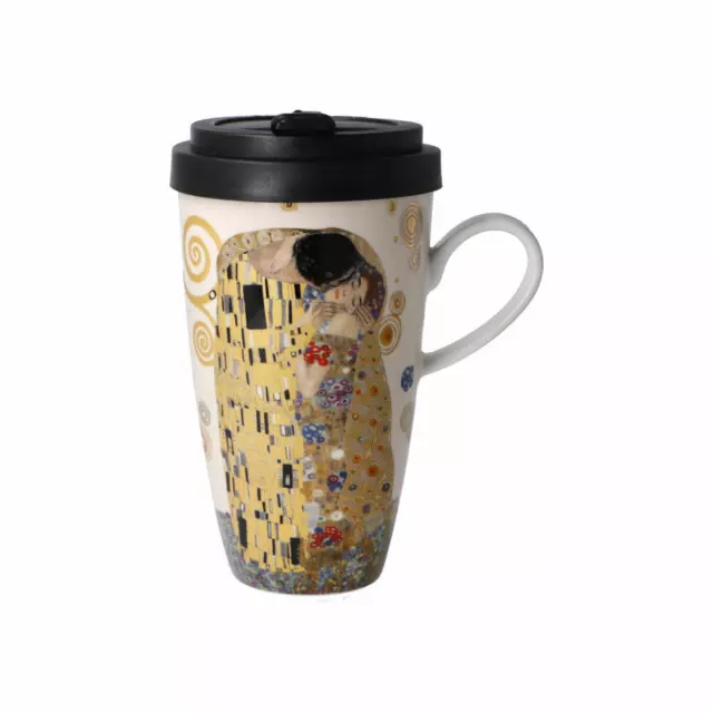 Goebel Mug To Go Gustav Klimt The Kiss, tasse à café, Artis Orbis, 500 ml