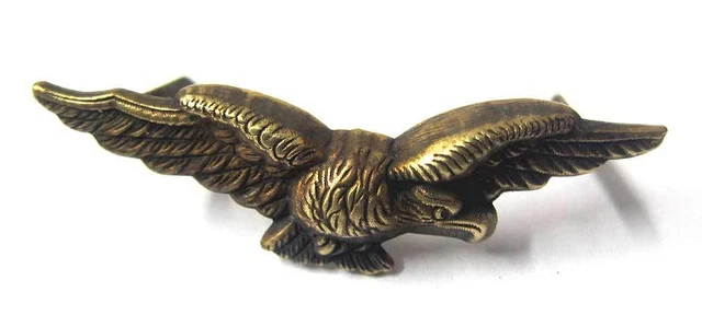 RAF OFFICER CAP Badge WW2 Eagle WWII Hat Royal Air Force Albatross Aged ...