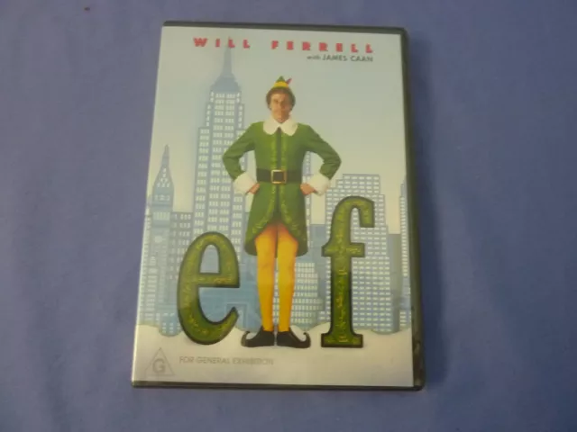 Elf DVD 2003 Will Ferrell James Caan R4 New & Sealed