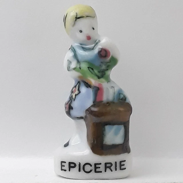 Fève Épicerie en porcelaine Nordia 1994 (B21K)