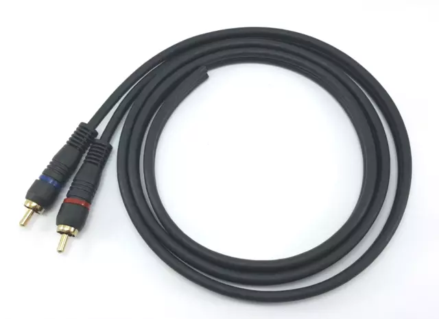 Câble Phono RCA Blindé Universel pour Tourne-Disque 1,25 MT Remplacement