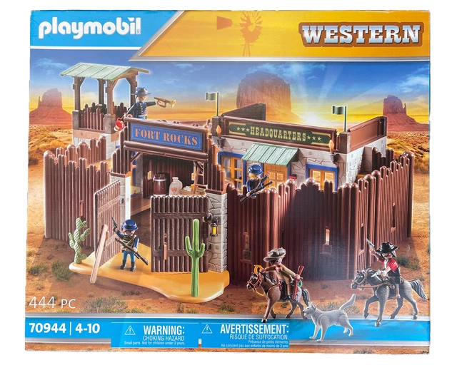 PLAYMOBIL 70944 WESTERN Fort Rocks Headquarters Soldaten Cowboys USA
