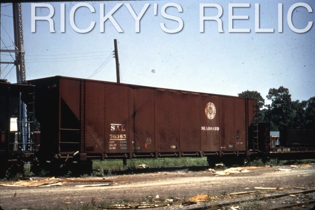 Duplicate Slide SAL #36365 Open Hopper Seaboard Air Line Wildwood FL 1971