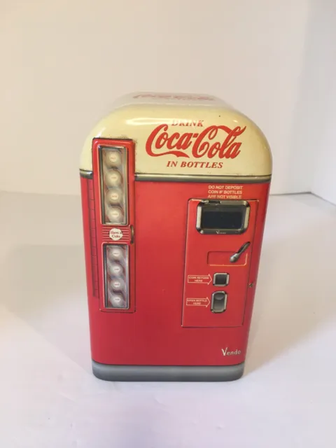 Retro Coca Cola Vending Machine Tin