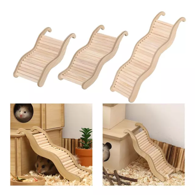 Hamster Climbing Toy Cage Accessories Stable Hamster Stairs Ladders for Dwarf