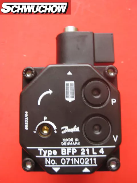 Danfoss Ölbrennerpumpe BFP 21 L4 Buderus BRE 071N0211 Ölpumpe Pumpe Brennerpumpe