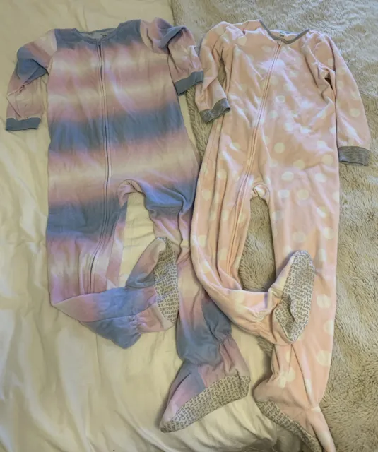 4 Total Carters Pajamas Blanket Sleeper And Long Sleeve  Size 6 And 7