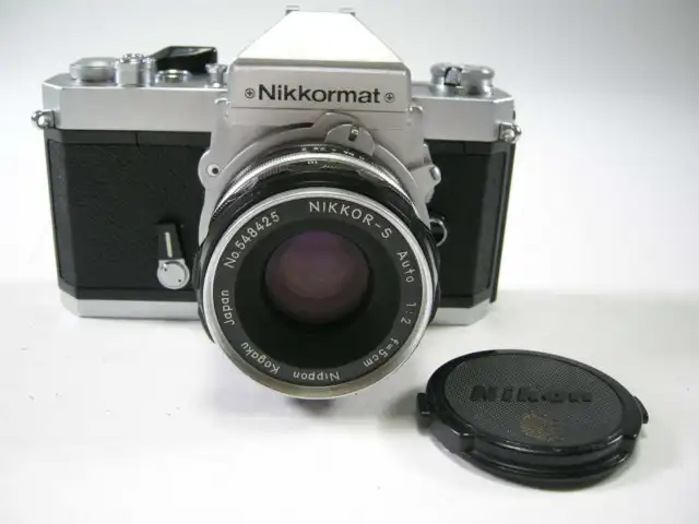 Nikon Nikkormat FT2 35mm SLR w/ Nikkor-S Auto 50mm f2 - No Meter
