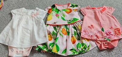 Baby Girls 3-6 Months Ted Baker Dress Vest Outfit Bundle - X3