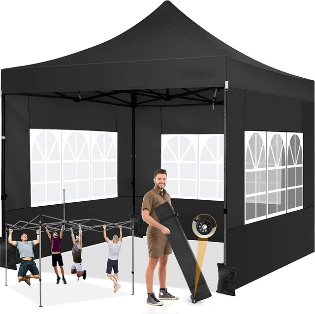 Faltpavillon 3x3m Pavillon Wasserdicht UV Popup Partyzelt Gartenzelt Pergolen