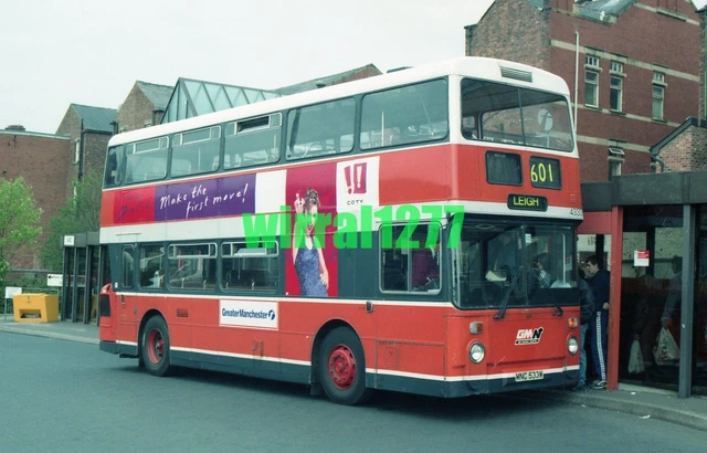 ORIGINAL BUS PHOTOGRAPHIC negative First Manchester Atlantean 4333 ...
