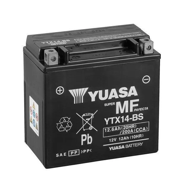 Batterie Yuasa pour BMW R 1200 NineT Pure A ABS DTC 2021 - YTX14-BS