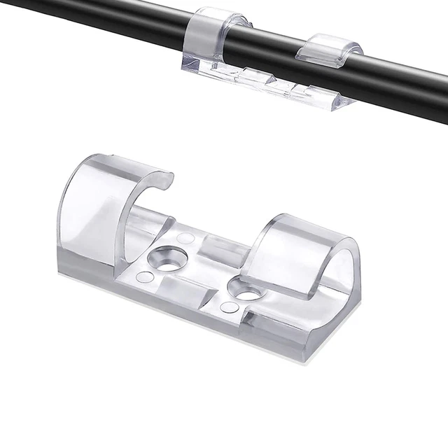 100 Clip Fermacavi Nere Con Chiodi - Per Cavi Rotondi Da 10mm, Ideali Per Pareti E Esterni - Foto 7