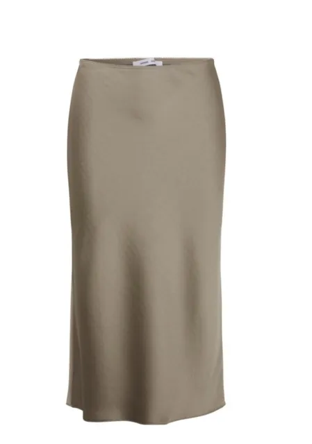 Marvel by La Perla Pull on Olive Green Skirt Made in Italy Midi