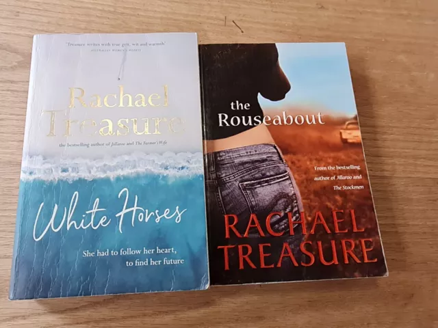 2 x  Rachael Treasure, White House, Rouseabout (Trade Paperbacks) G4