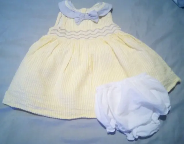 Nutmeg Baby Girls Dress And Pants Set Age 3-6 Mths