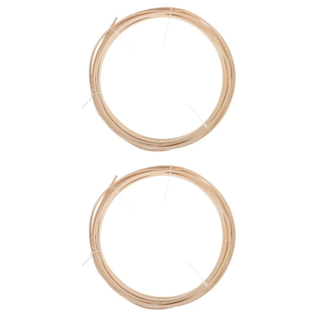 2 rollos material de tejido de ratán maderas material de reparación para muebles de ratán caqui