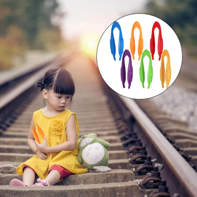 6 piezas pinzas de plástico para niños niños para ayuda a la enseñanza temprana