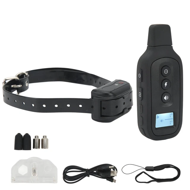 Dog Training Collar Smart Remote Control Rechargeable Sound Vibration Dog Tr Gf0