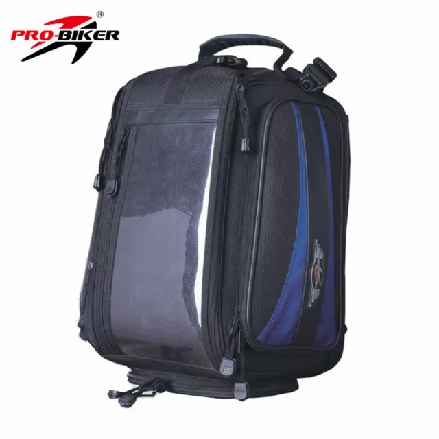 Motorcycle Pro Biker Rucksack Cycle Waterproof Bag Backpack Hand Tank Pad Sports