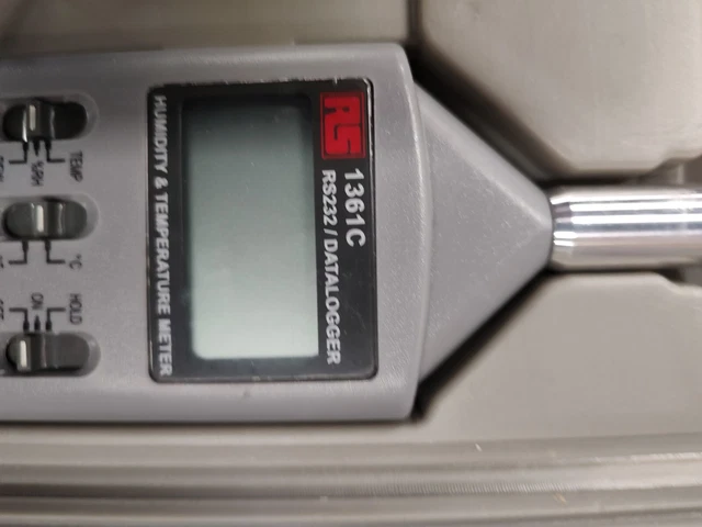RsPro 1361 C Temperatur & Luftfeuchtigkeit Datenlogger 1 Eingangskanal batteriebetrieben