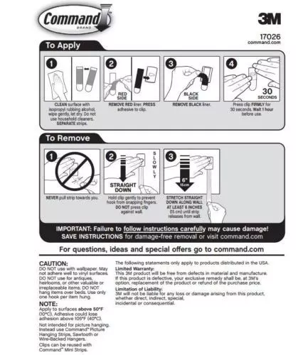 COMMAND 17026 Reusable Decorating Clips-Decorations/Christmas/Lights.Pk 20-White 3